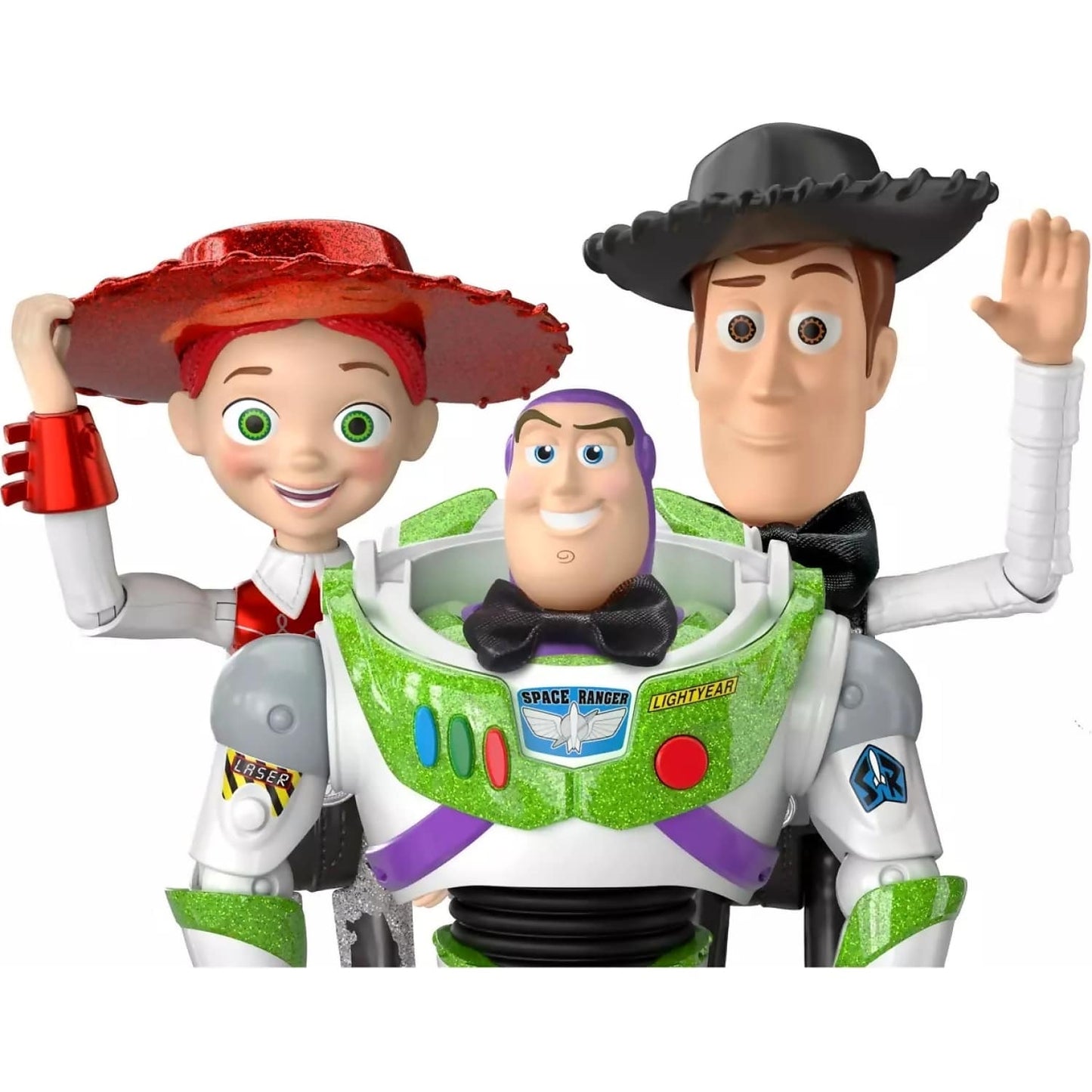 Disney Pixar - Toy Story Black Tie Action Figure 3Pk 30th Anniversary Set - Mattel