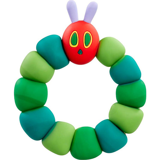 The Very Hungry Caterpillar - Round Silicone Teether - Jasnor
