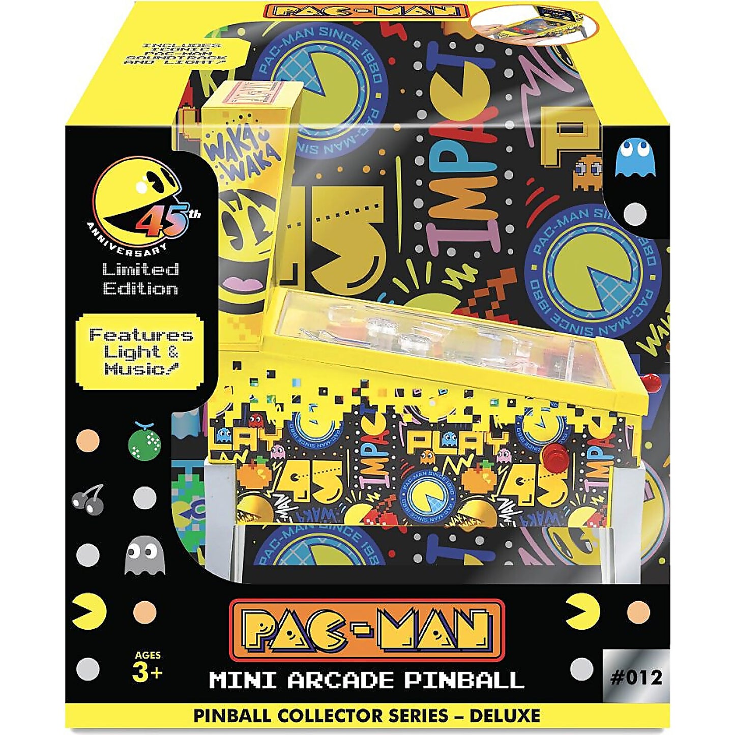 Pac-Man - Mini Arcade Pinball (45th Anniversary Limited Edition) Collector Series Deluxe