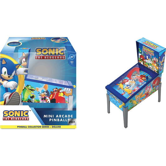 Sonic -  The Hedgehog - Mini Arcade Pinball Collector Series Deluxe