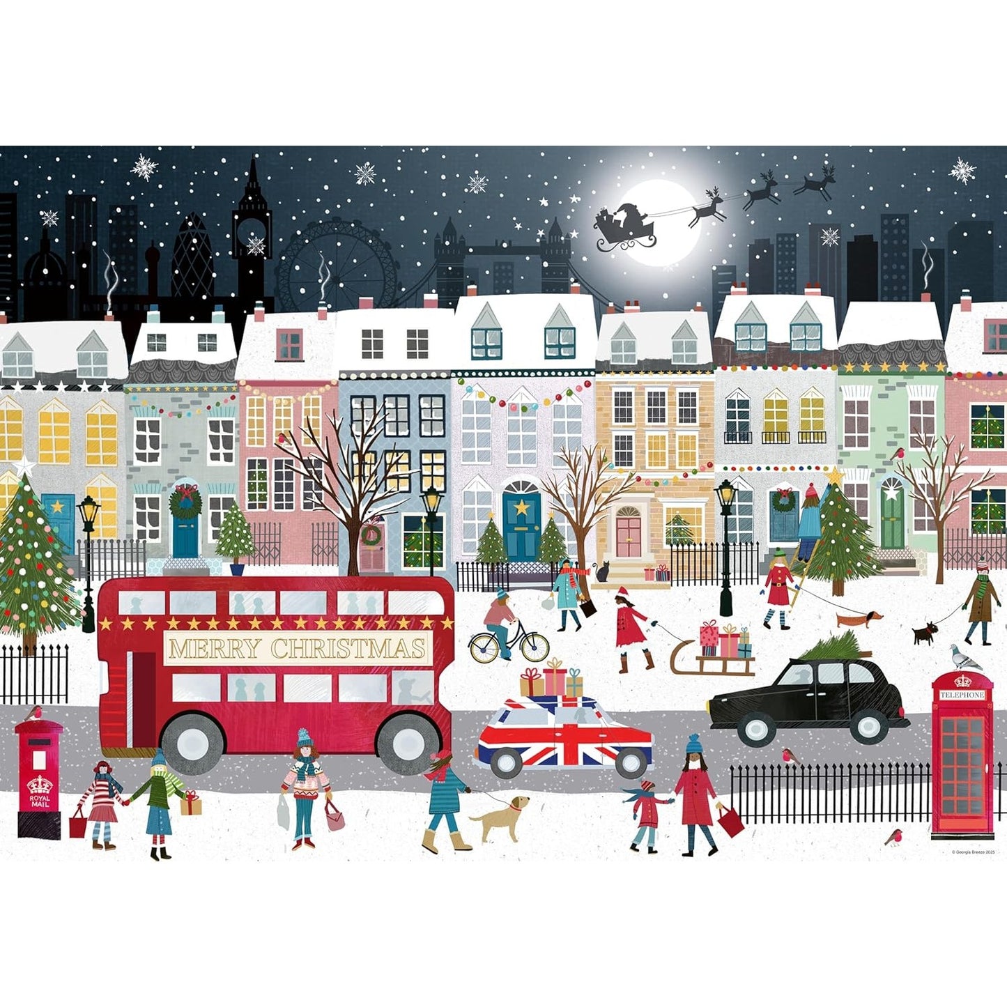 Ravensburger - London’s Christmas Spirit Jigsaw Puzzle 1000 Pieces