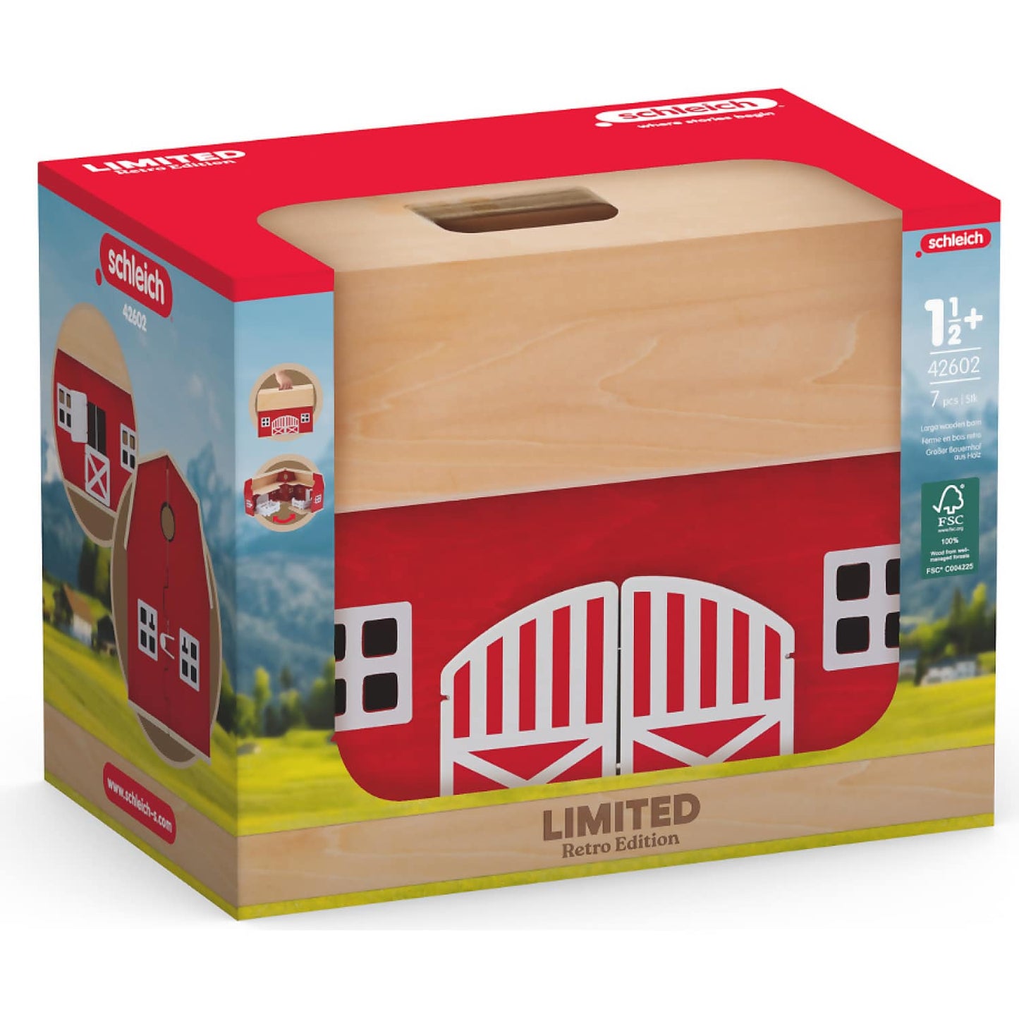 Schleich - Classic Wooden Retro Farm