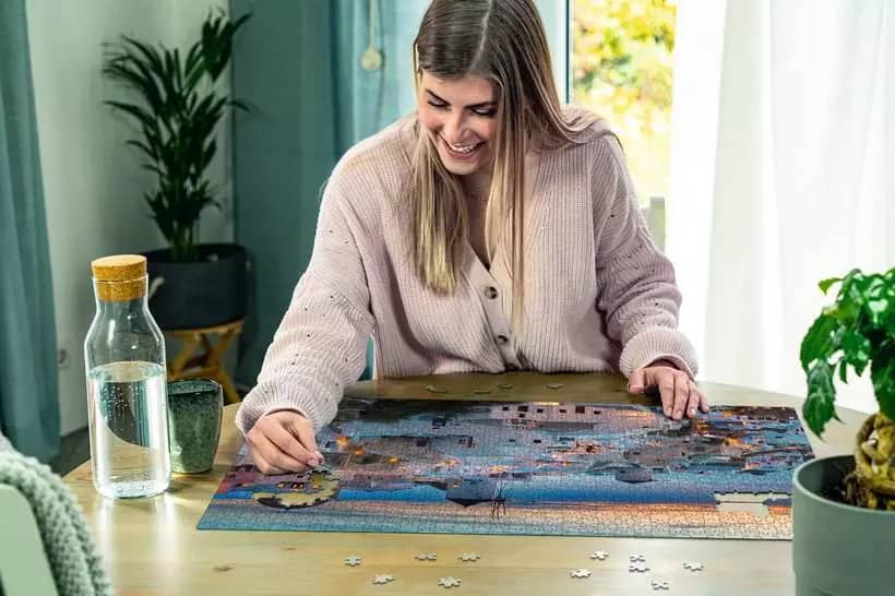 Ravensburger - Evening Over Santorini Jigsaw Puzzle 1000 Pieces