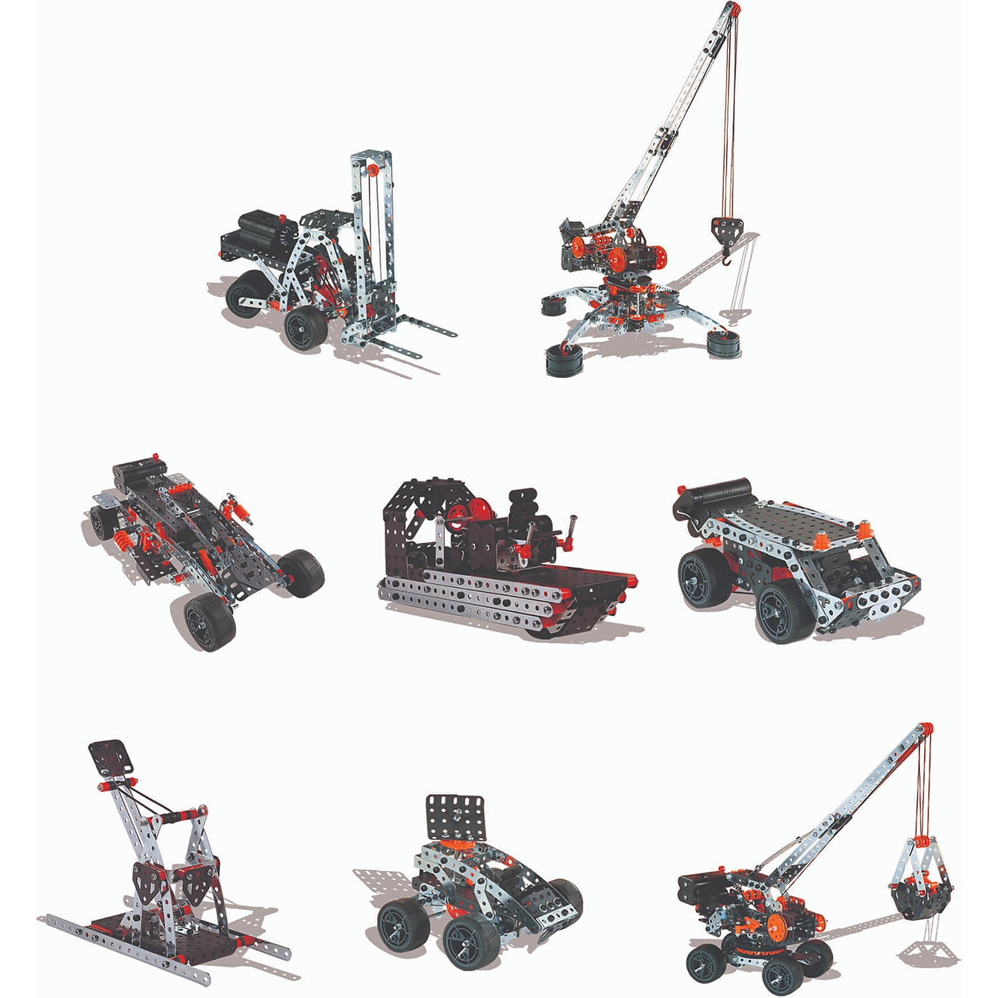 Meccano - 25-in-1 Super Construction Set Motorized Vehicle Building Set