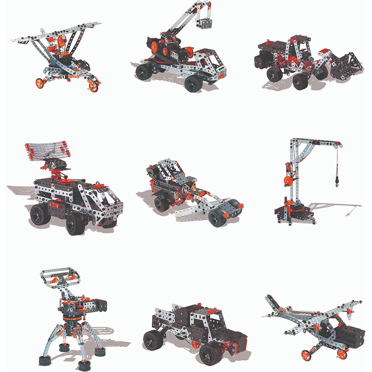 Meccano - 25-in-1 Super Construction Set Motorized Vehicle Building Set