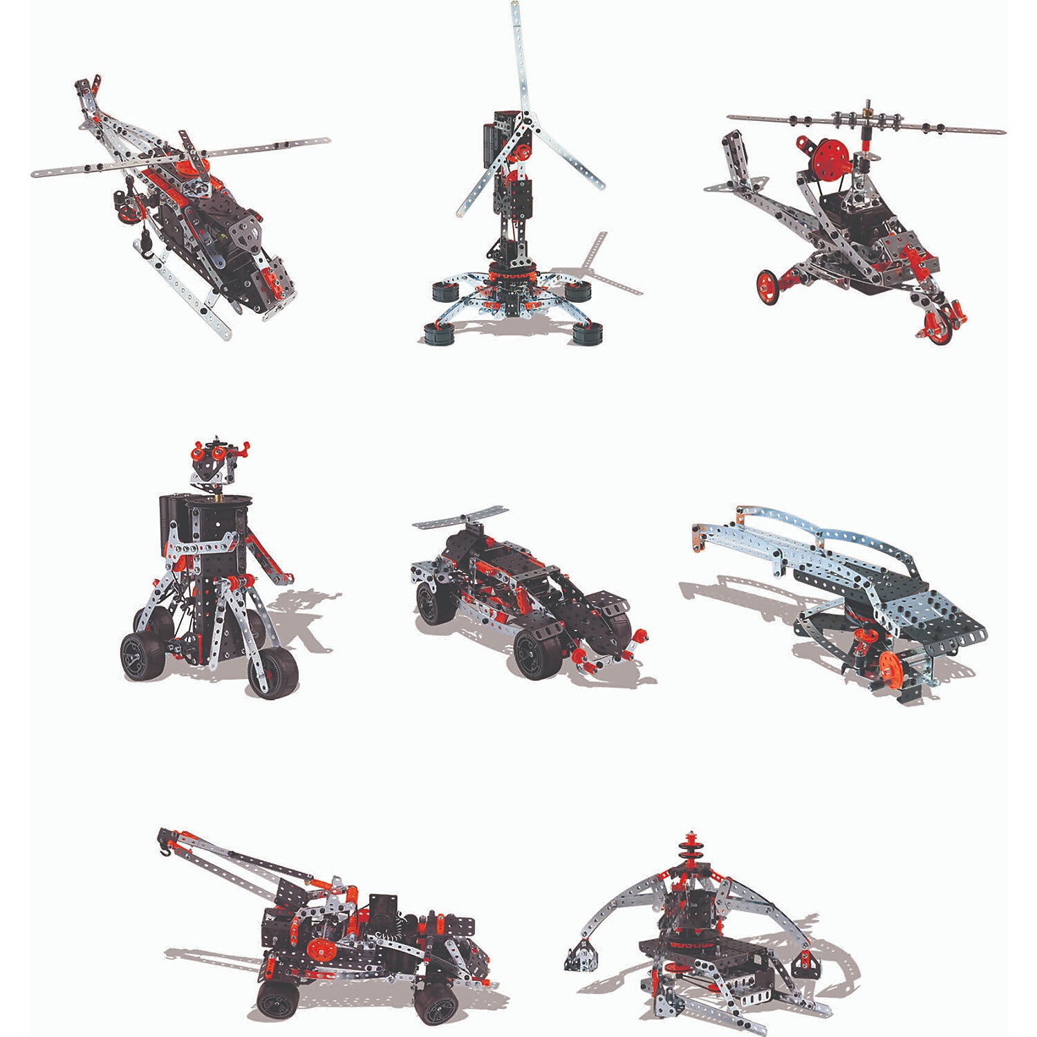 Meccano - 25-in-1 Super Construction Set Motorized Vehicle Building Set