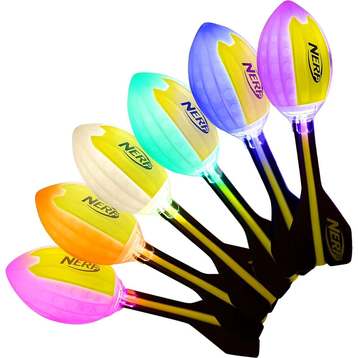 Nerf - Vortex Lightstrike Howler Foam Football Color Changing LED - Hasbro