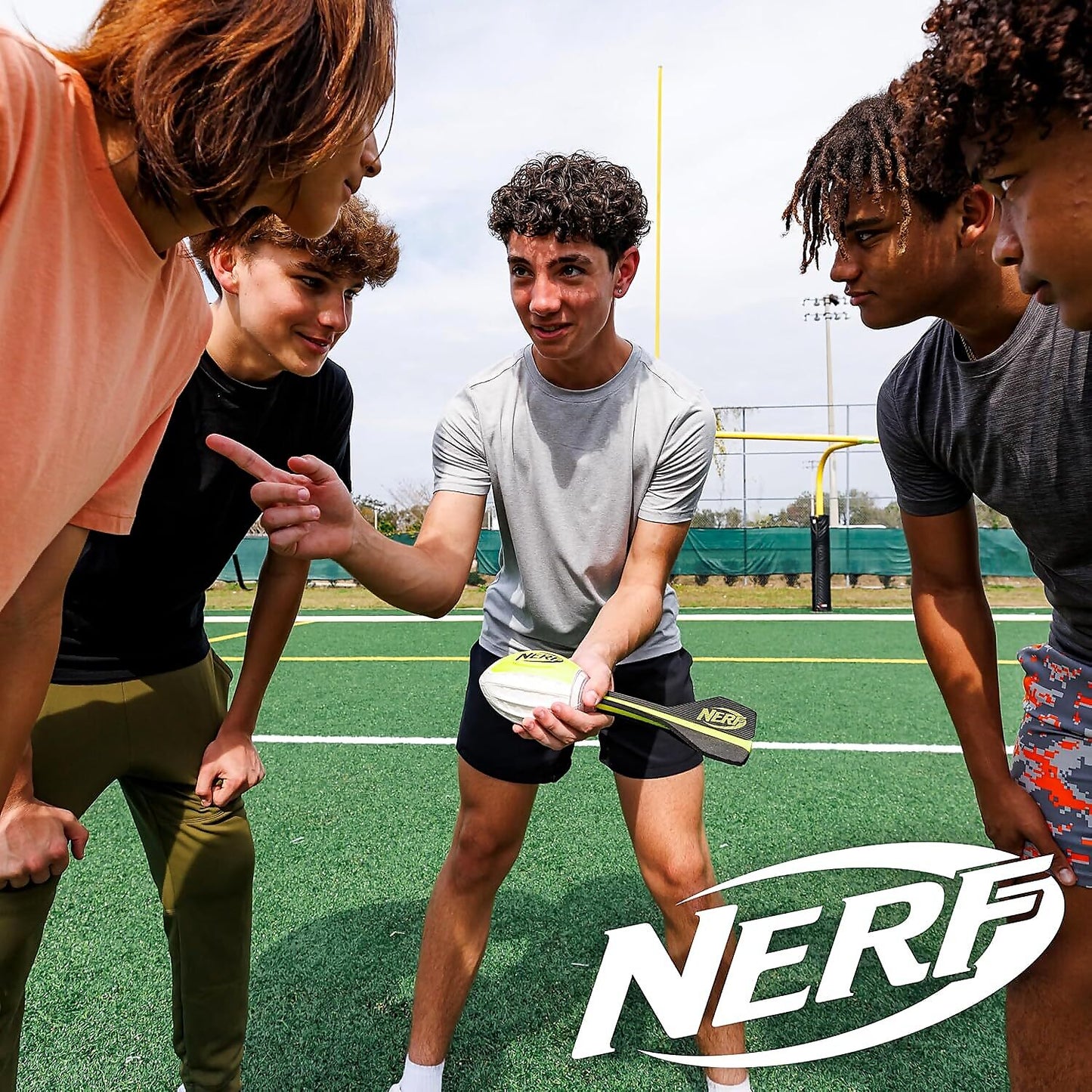 Nerf - Vortex Lightstrike Howler Foam Football Color Changing LED - Hasbro