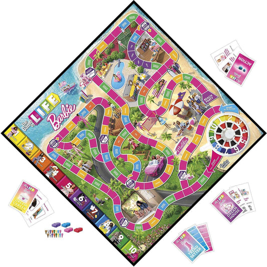 Hasbro -  Games - The Game of LIFE - Barbie
