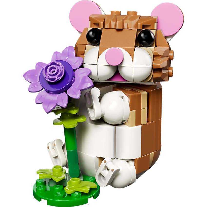 LEGO 31376 Cute Hamster with a Flower - Creator 3-in-1