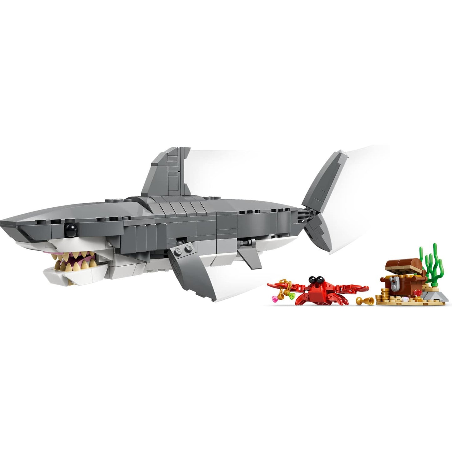 LEGO 31381 Fierce Shark with a Treasure Chest - Creator 3-in-1