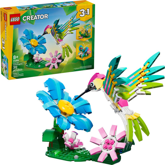 LEGO 31384 Wild Animals: Colorful Hummingbird - Creator 3-in-1