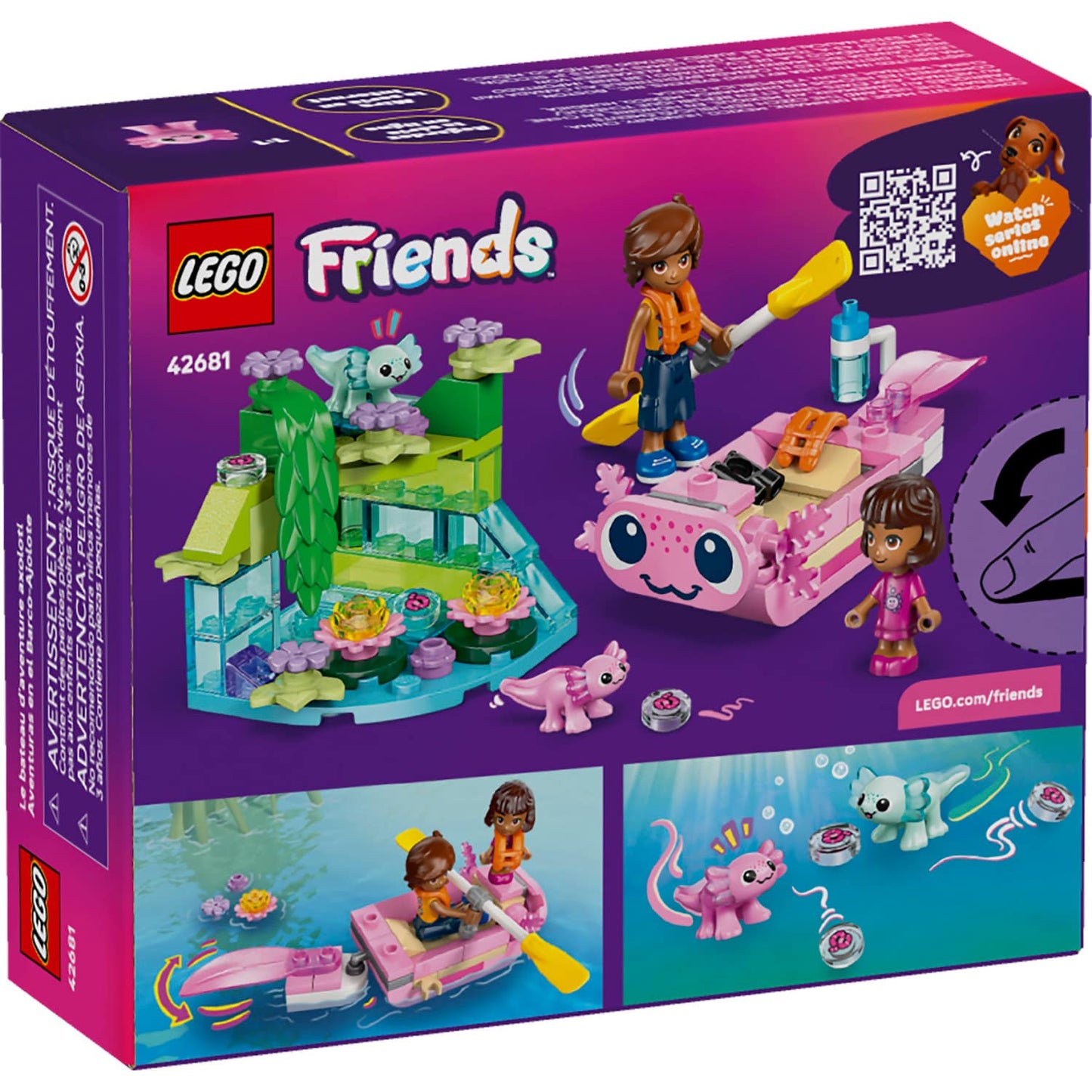 LEGO 42681 Axolotl Adventure Boat - Friends