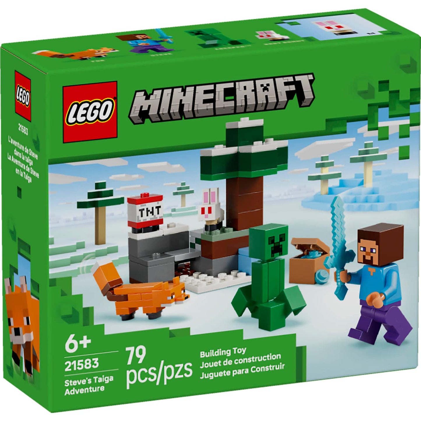 LEGO 21583 Steve's Taiga Adventure - Minecraft