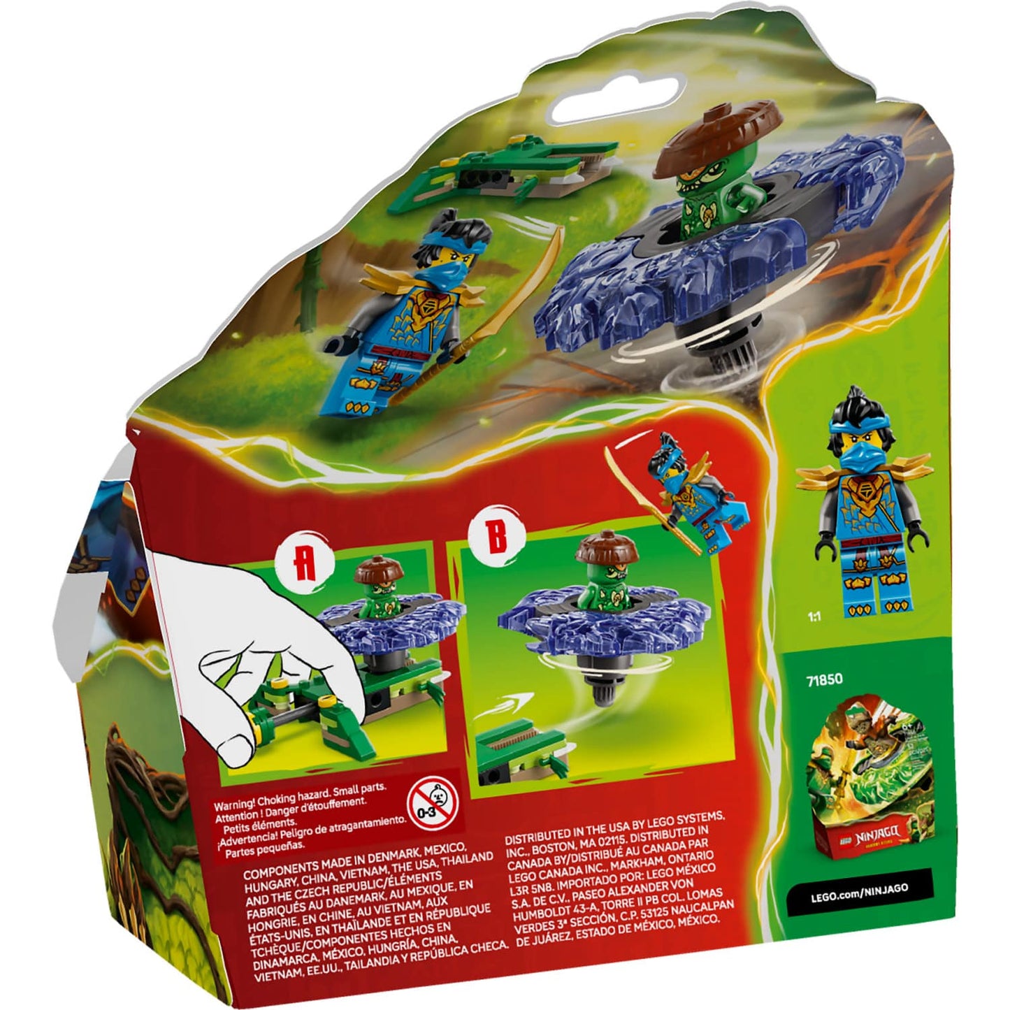 LEGO 71849 Nya vs. Mutation Monster Spinner - Ninjago