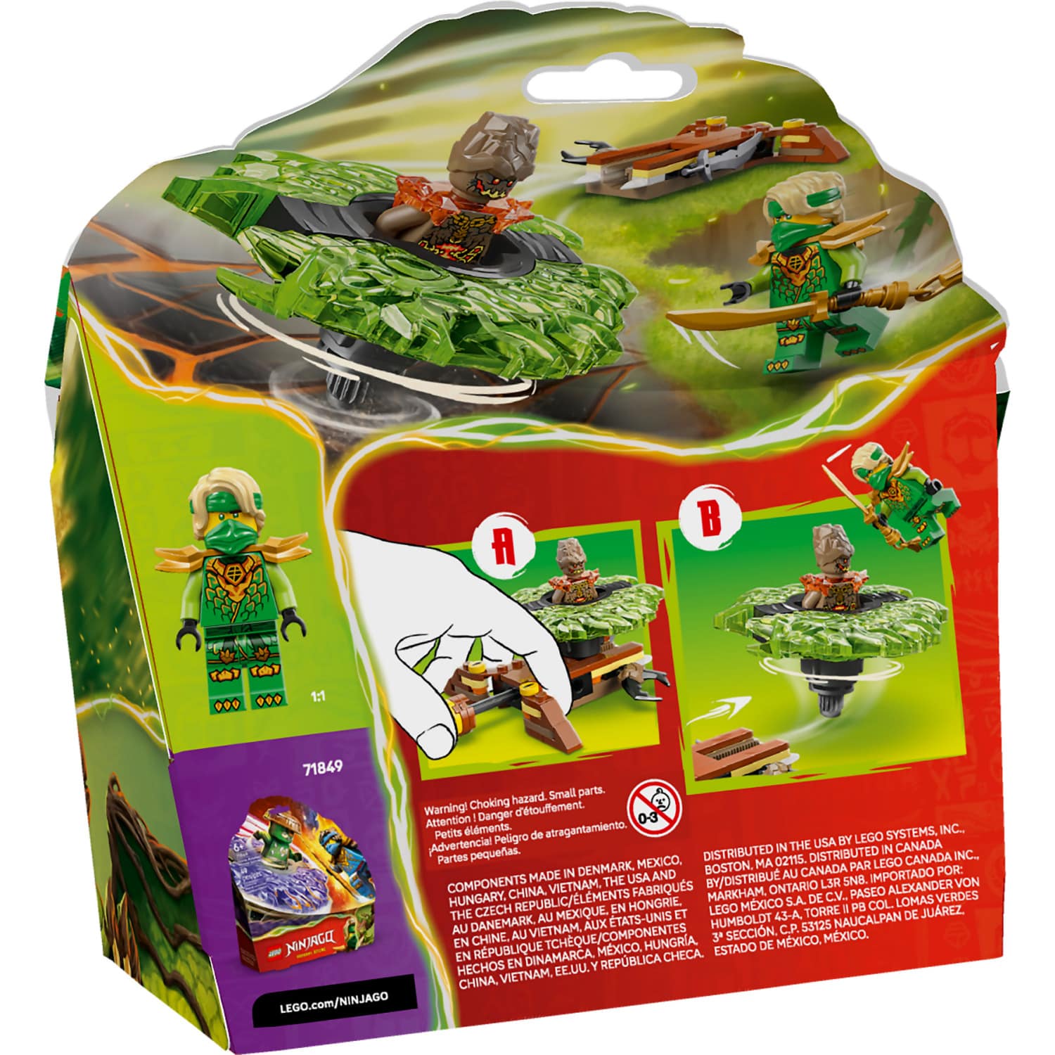 LEGO 71850 Lloyd vs. Earth Monster Spinner - Ninjago