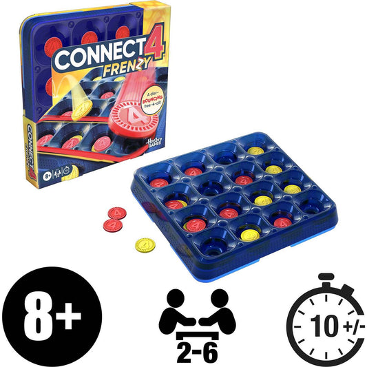 Hasbro -  Games - Connect 4 Frenzy Board Game