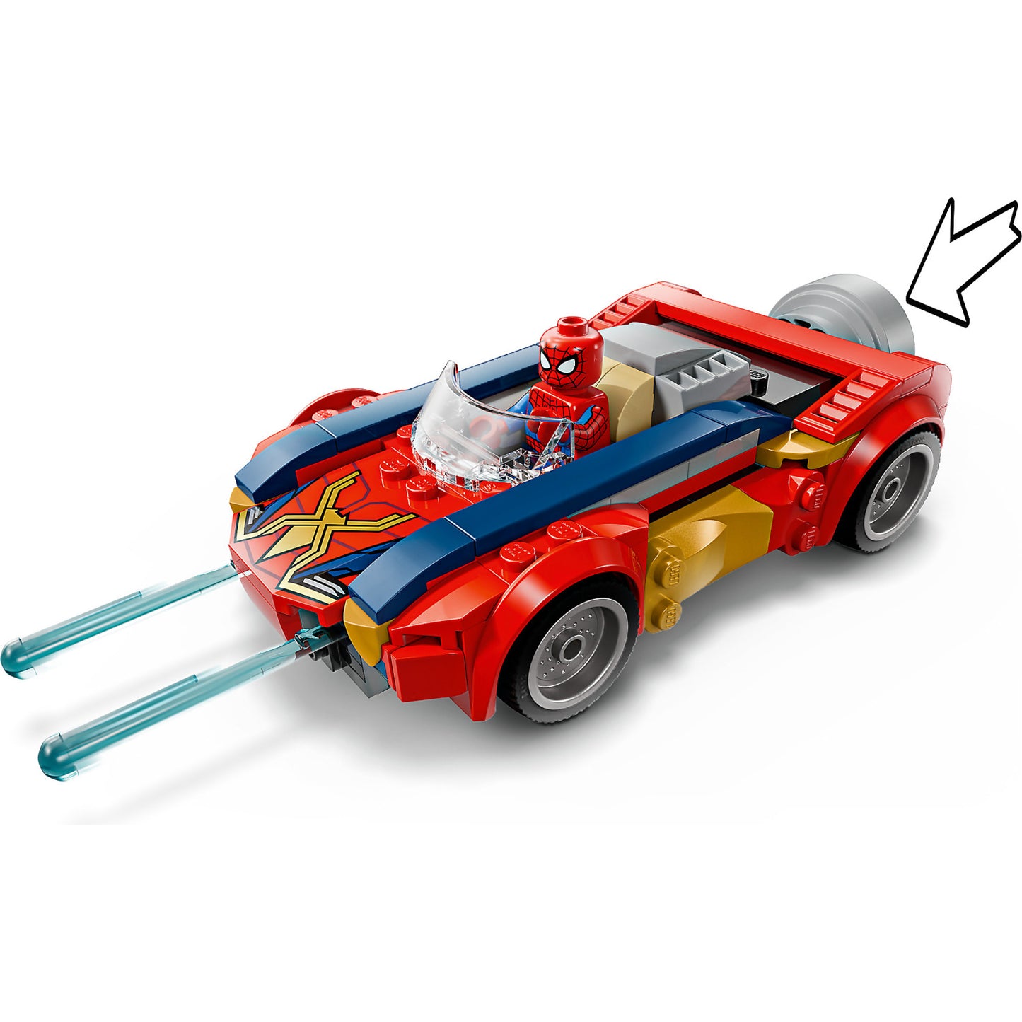 LEGO 76336 Spider-Man Car vs. Venomized Wolverine - Marvel Super Heroes