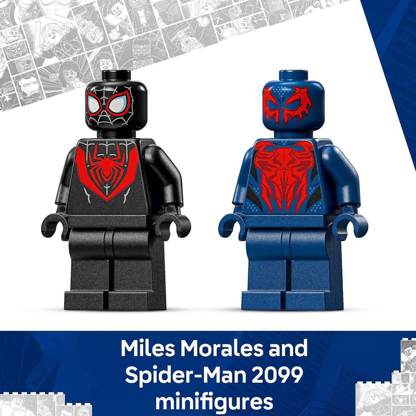 LEGO 76337 Miles Morales Mech vs. Spider-Man 2099 - Marvel Super Heroes