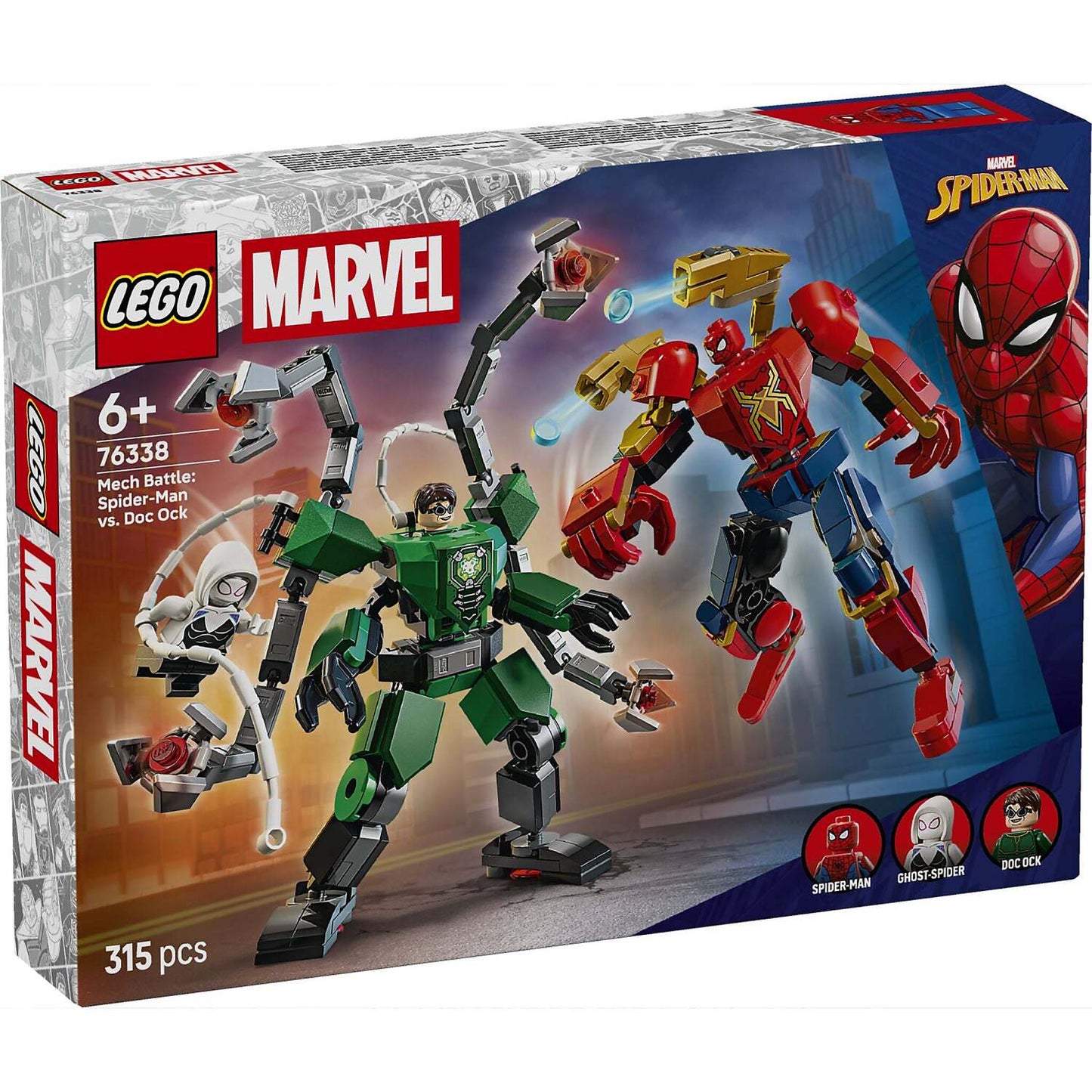 LEGO 76338 Mech Battle: Spider-Man vs. Doc Ock - Marvel Super Heroes