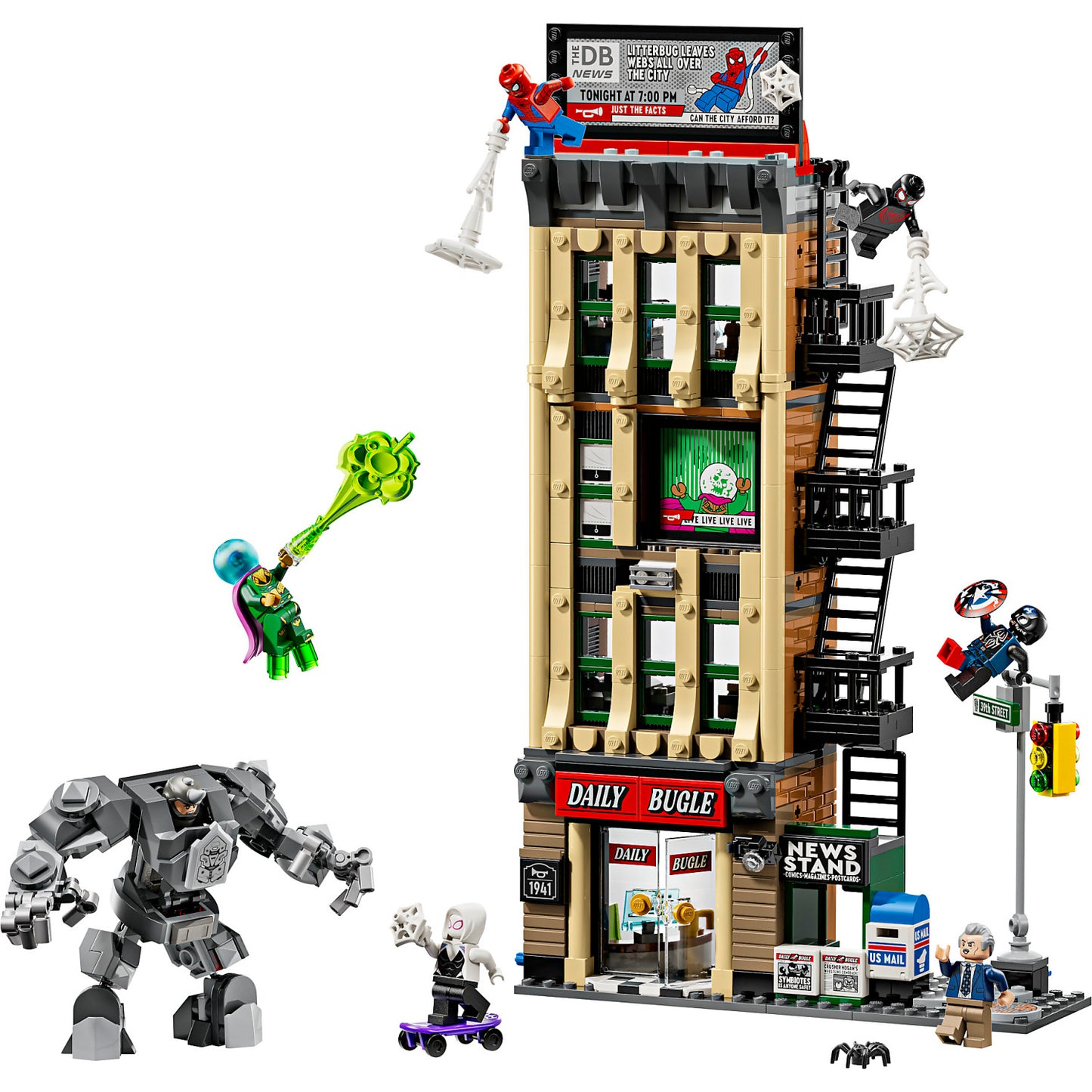 LEGO 76342 Spider-Man vs. Mysterio: The Daily Bugle - Marvel Super Heroes