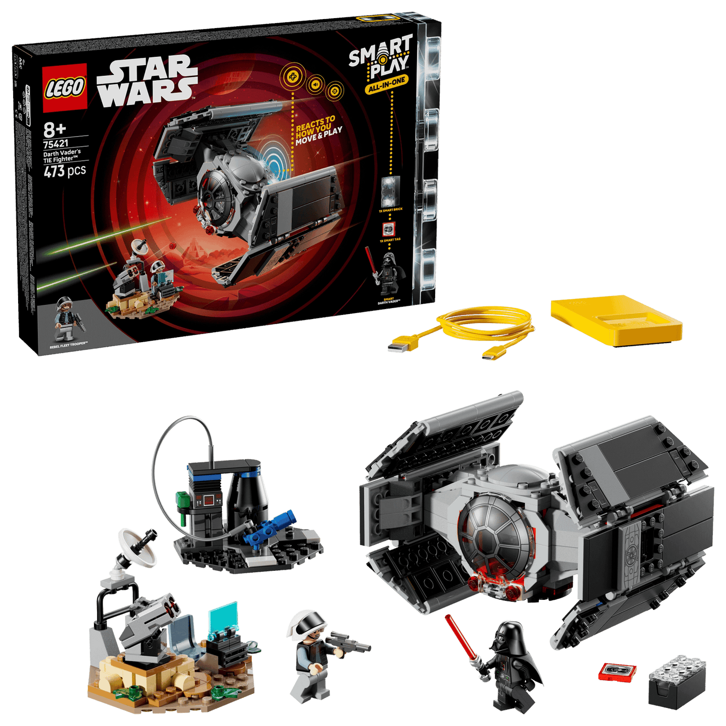 LEGO 75421 SMART Play™: Darth Vader's TIE Fighter™ - Star Wars
