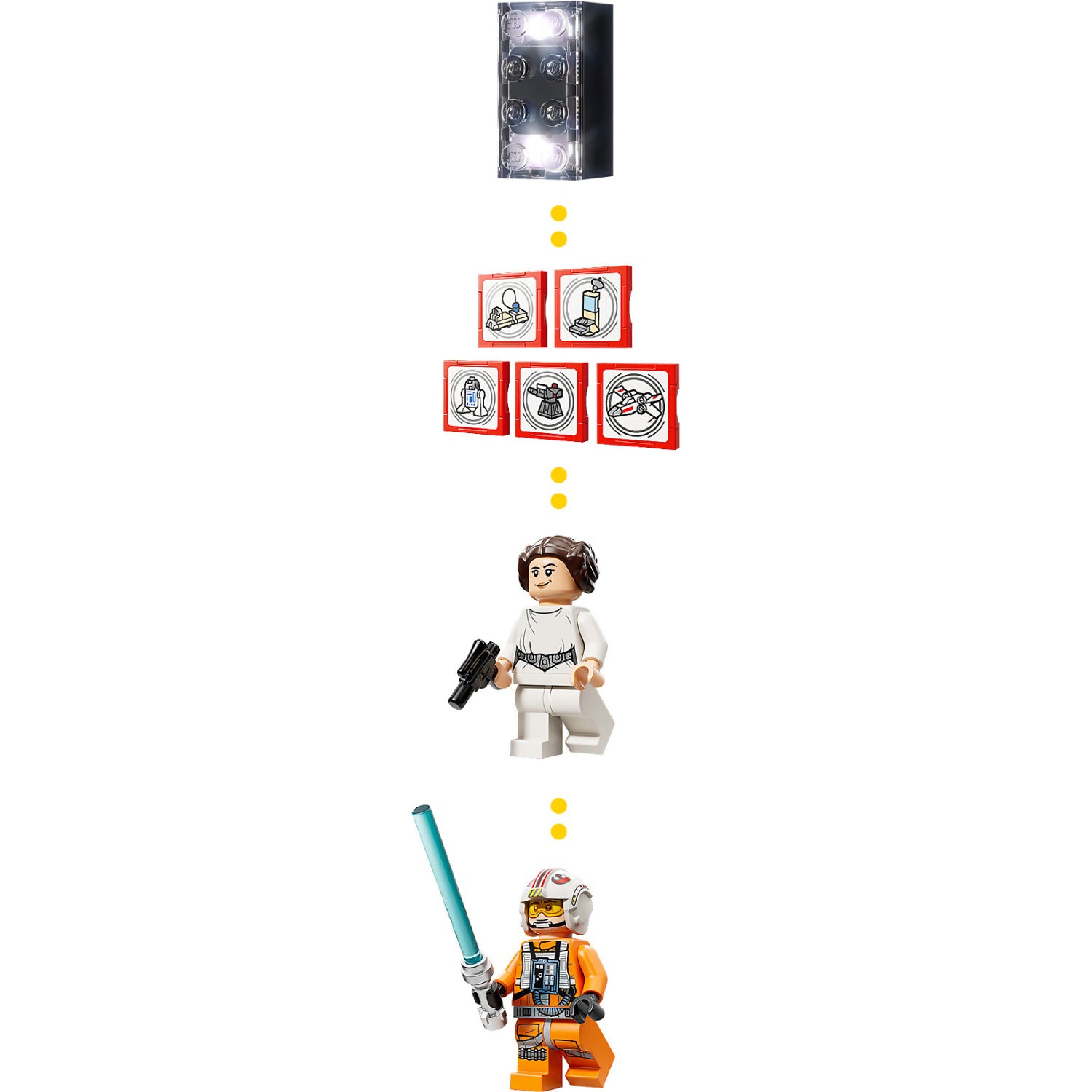 LEGO 75423 SMART Play : Luke's Red Five X-Wing - Star Wars