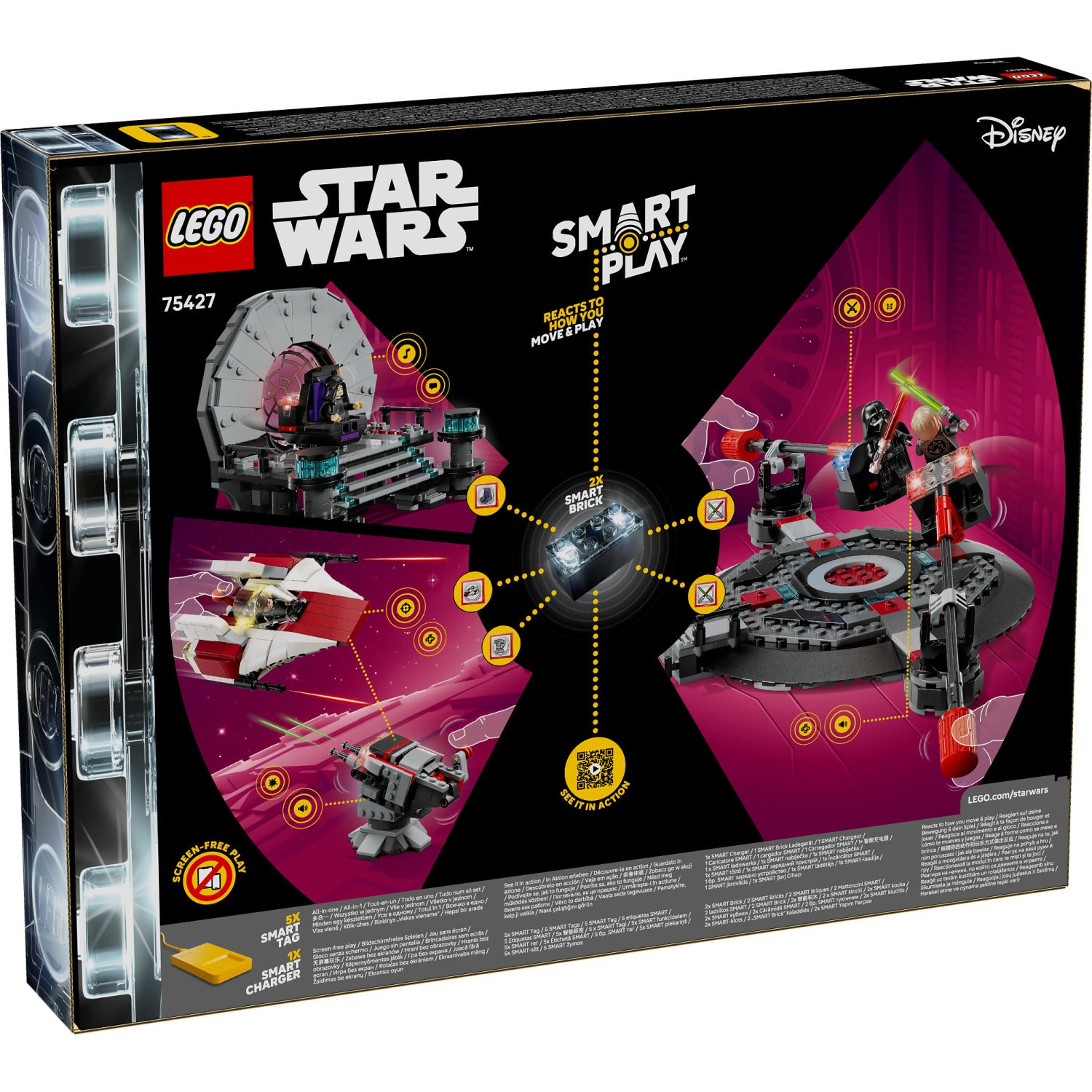 LEGO 75427 SMART Play : Throne Room Duel & A-Wing - Star Wars