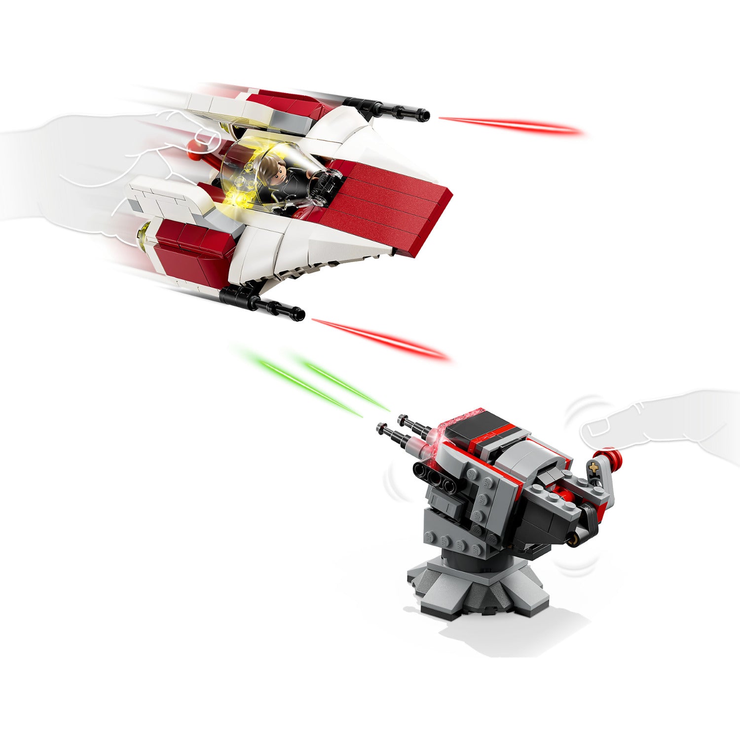 LEGO 75427 SMART Play : Throne Room Duel & A-Wing - Star Wars