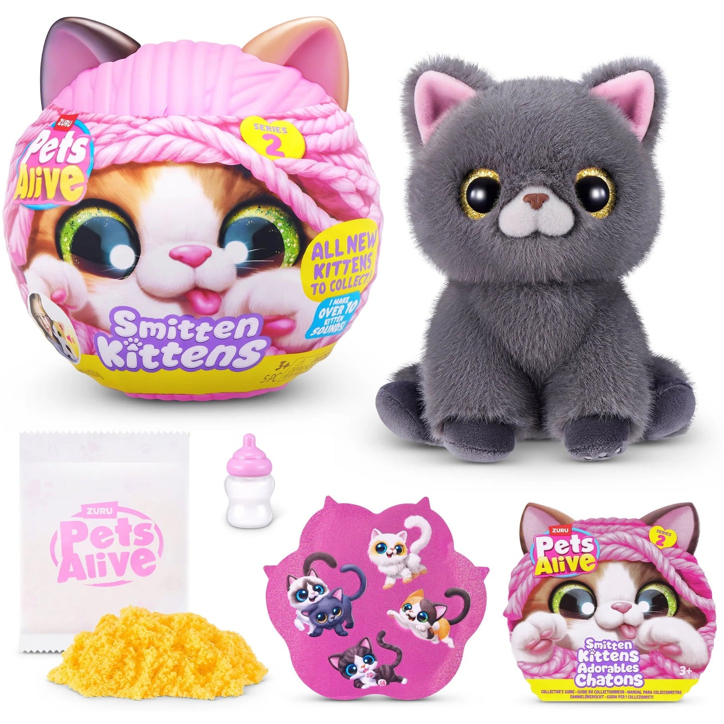 Zuru - Pets Alive Smitten Kittens Series 2 Interactive Plush Kitten Blind Box