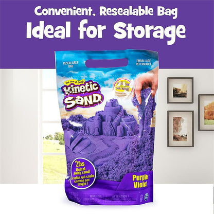 Kinetic Sand - Purple Sensory Play Sand - Spin Master