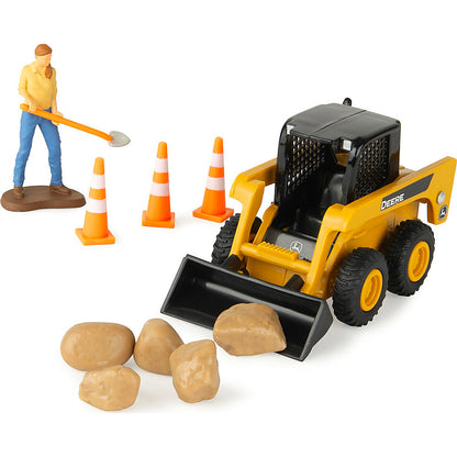 TOMY - 1:32 Scale John Deere Switch N Load™ Construction Playset 19 Piece Toy Set
