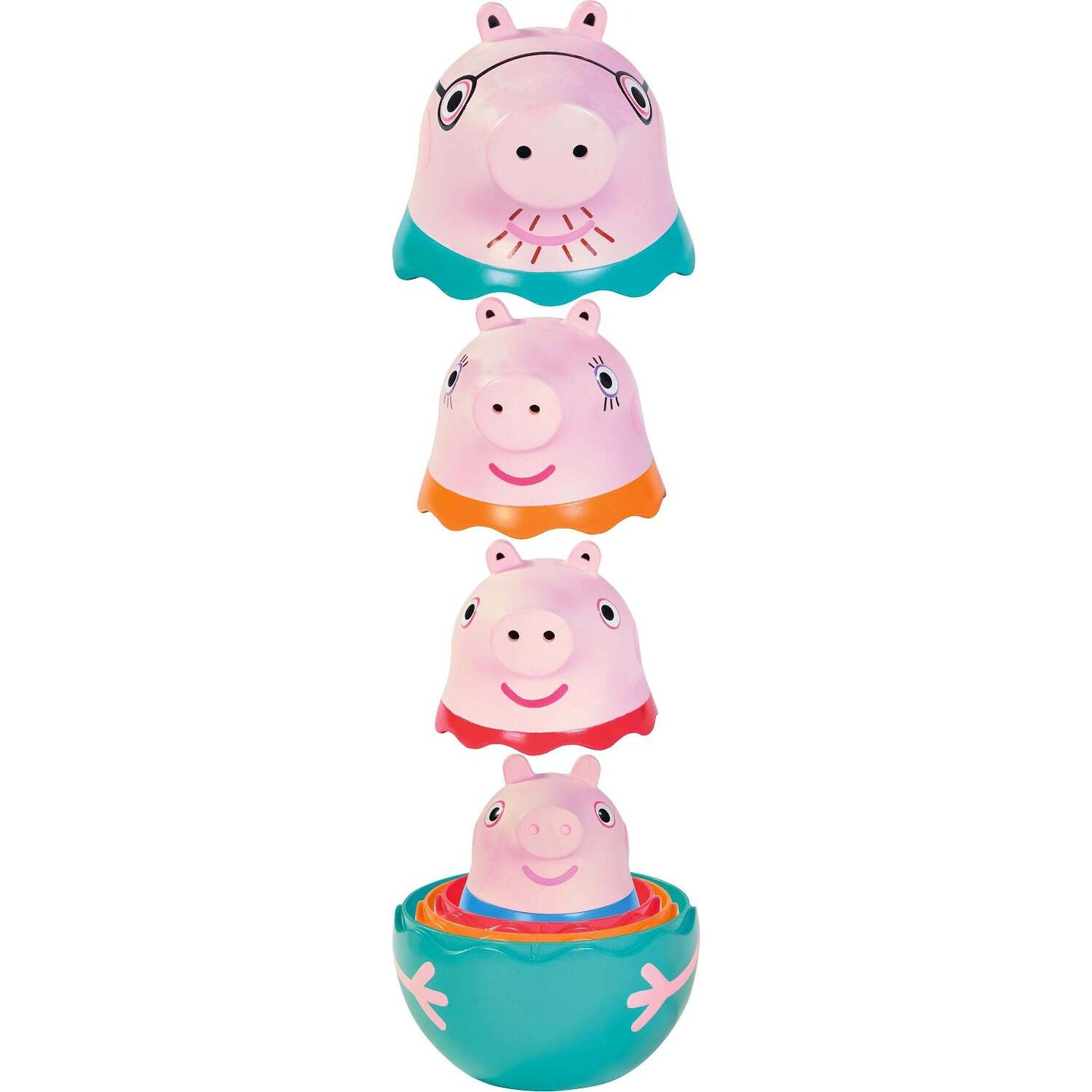 TOMY -  Toomies - Peppa Pig Peppa's Nesting Family