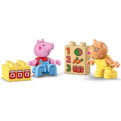 LEGO 10468 Peppa Pig Tractor and Market - Duplo