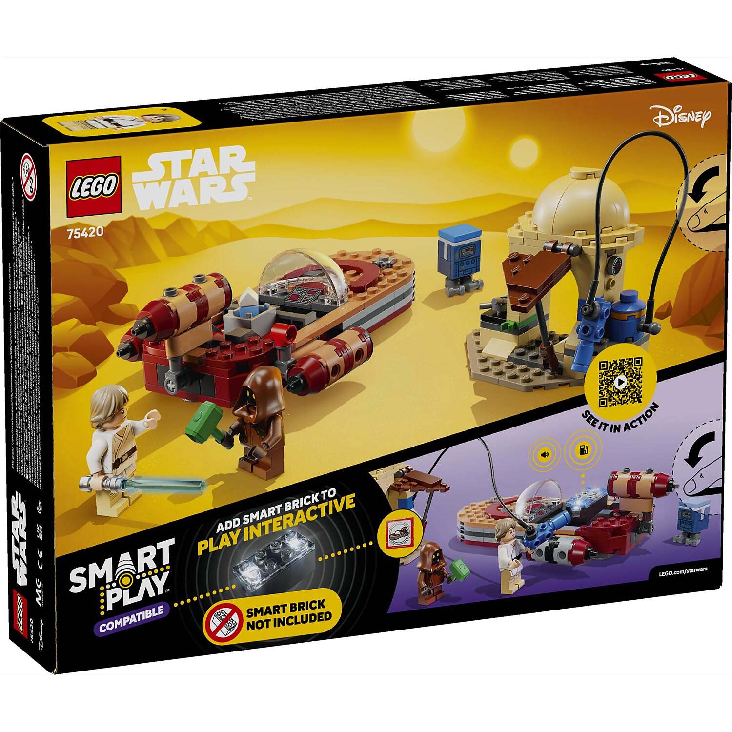 LEGO 75420 SMART Play Compatible: Luke's Landspeeder - Star Wars
