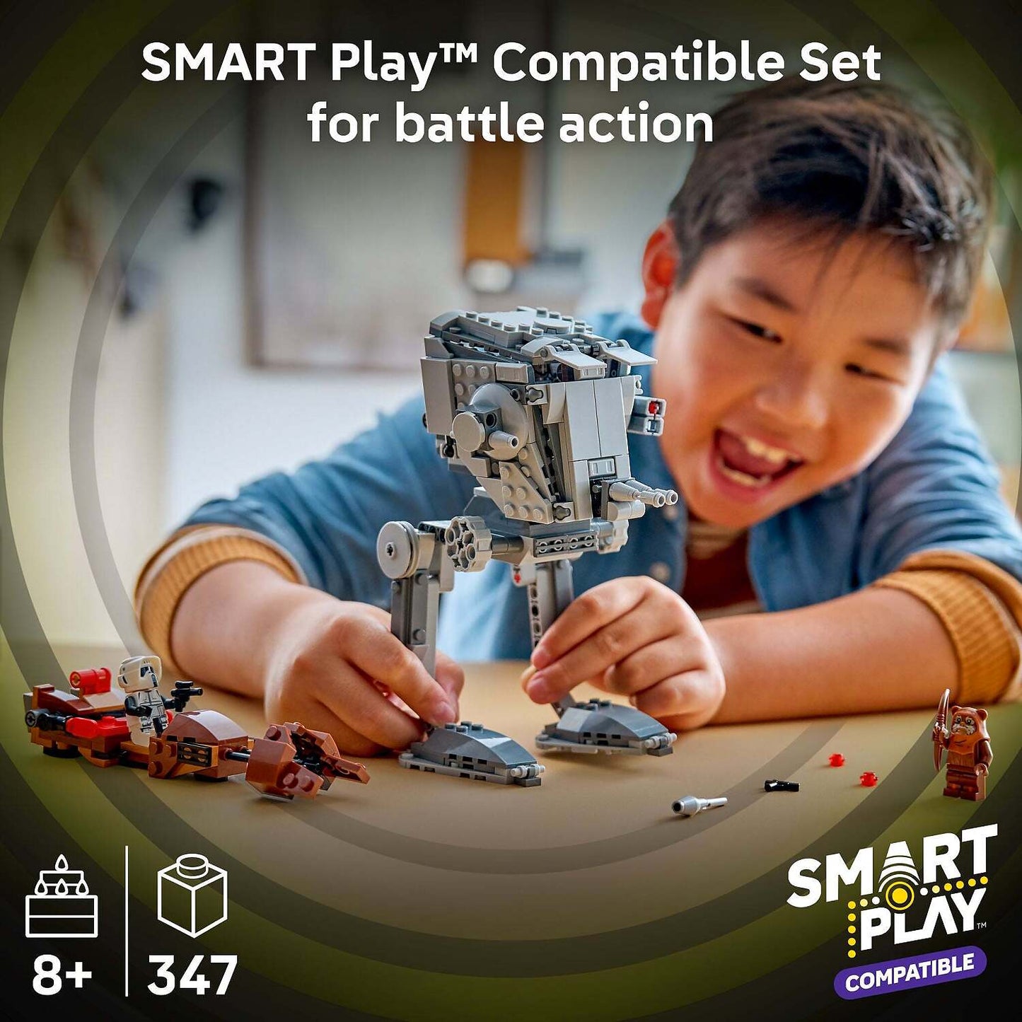 LEGO 75424 SMART Play™ Compatible: AT-ST™ Attack on Endor - Star Wars