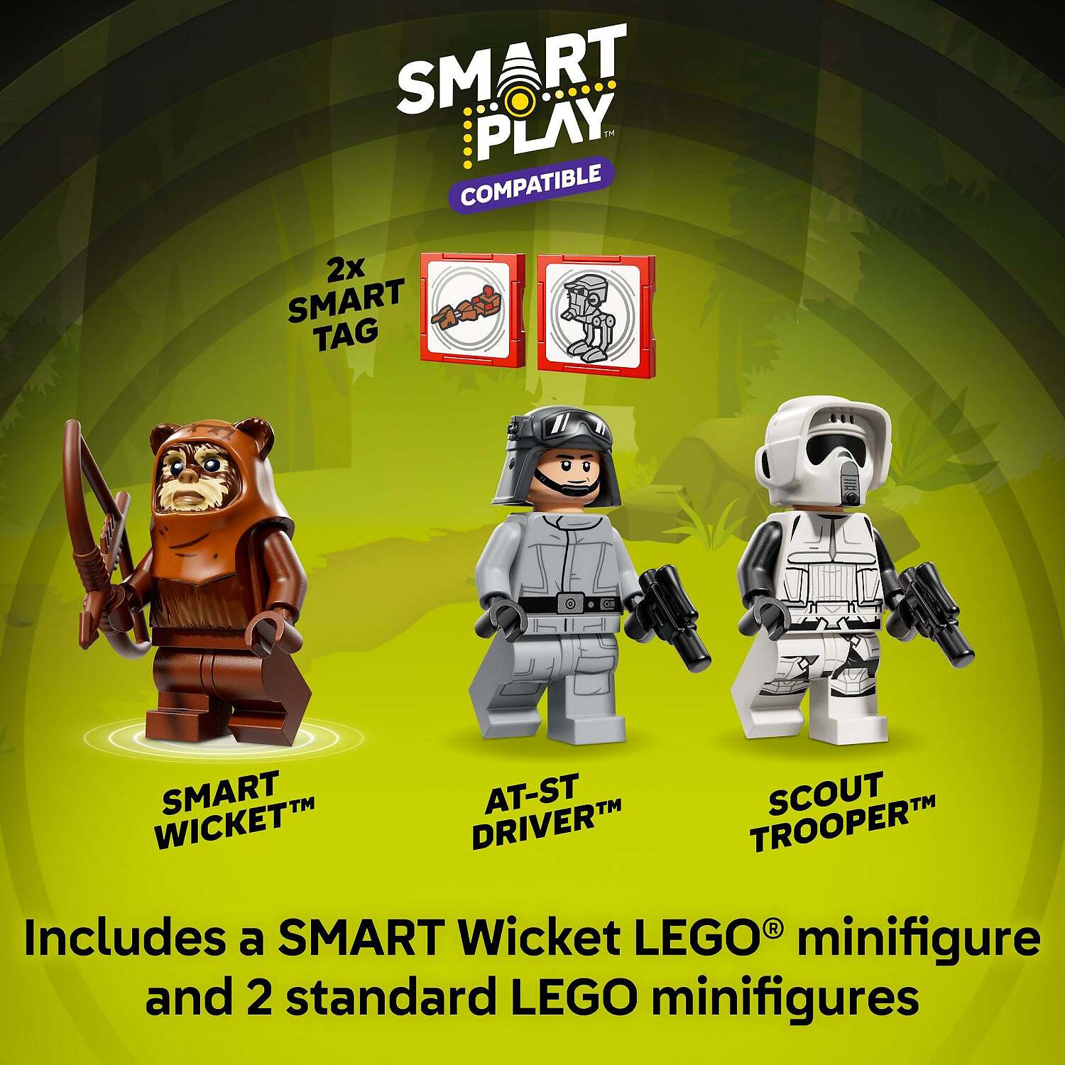 LEGO 75424 SMART Play Compatible: AT-ST Attack on Endor - Star Wars