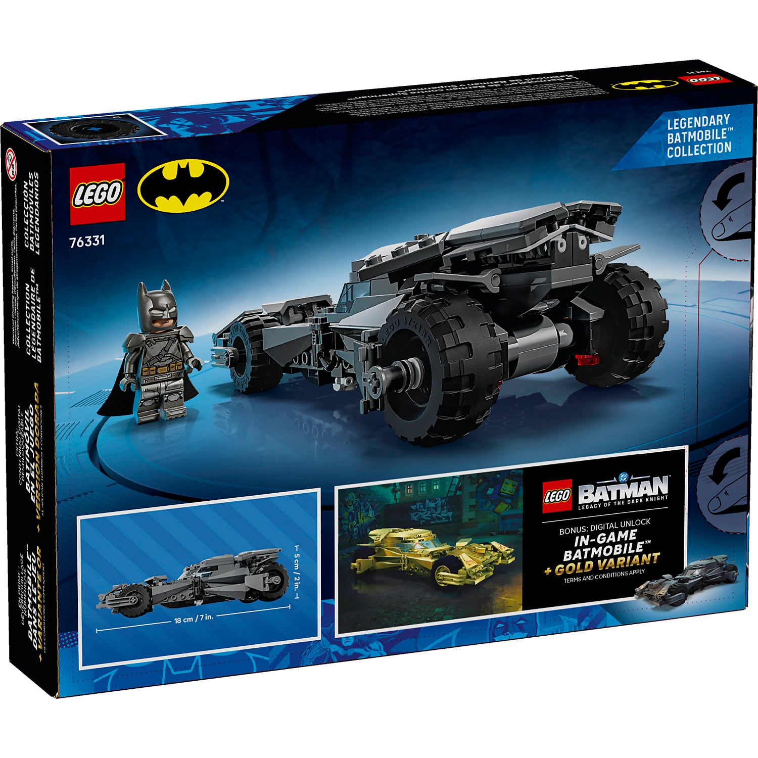 LEGO 76331 Batman v Superman Batmobile - DC Super Heroes
