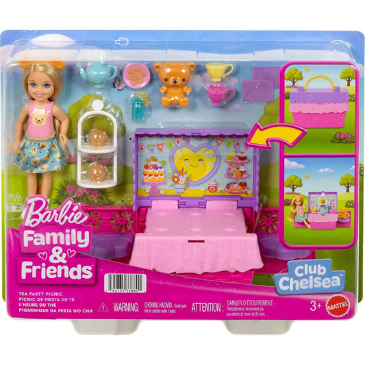 Barbie - Family & Friends Chelsea Tea Party Picnic Doll Playset - Mattel