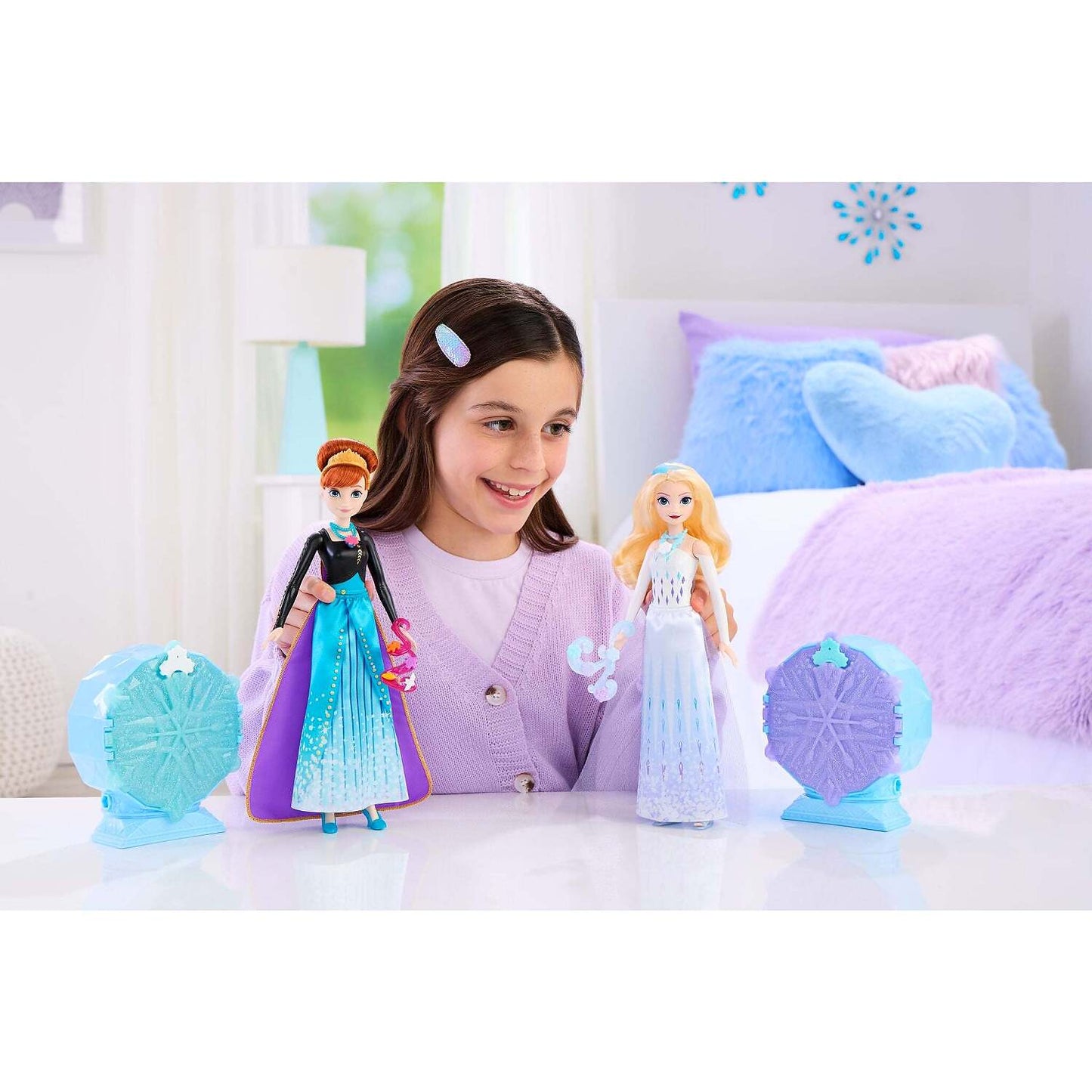 Disney -  Frozen - Jewel Reveal Elsa Fashion Doll with 8 Surprises - Mattel