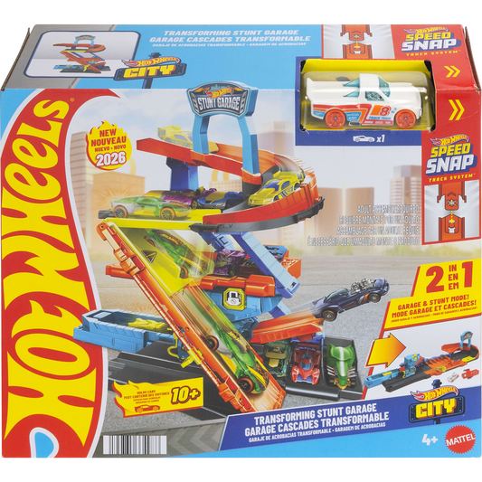 Hot Wheels - City Transforming Stunt Garage - Mattel