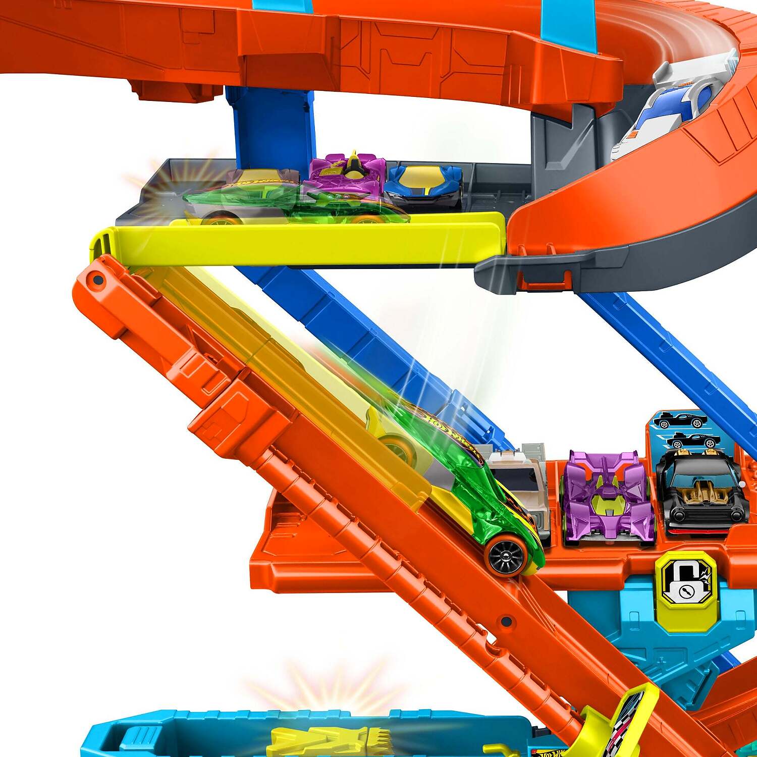 Hot Wheels - City Transforming Stunt Garage - Mattel