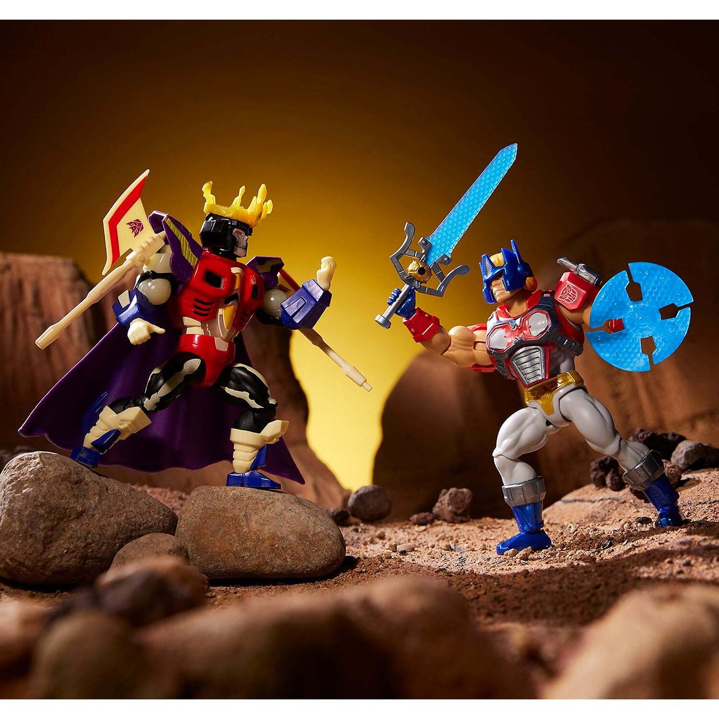 Masters of the Universe - Transformers Optimus Prime Armor He-Man Action Figure MOTU - Mattel