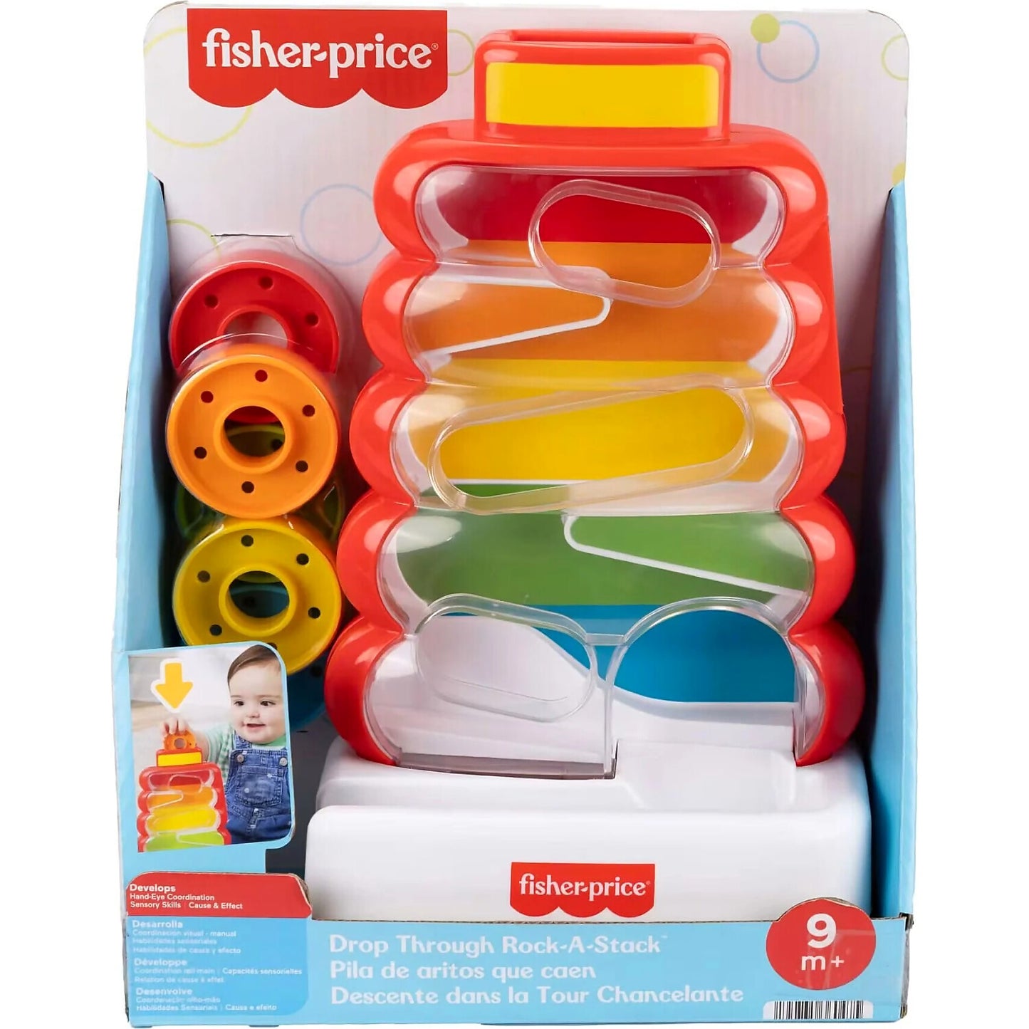 Fisher-Price - Drop Through Rock-A-Stack - Mattel