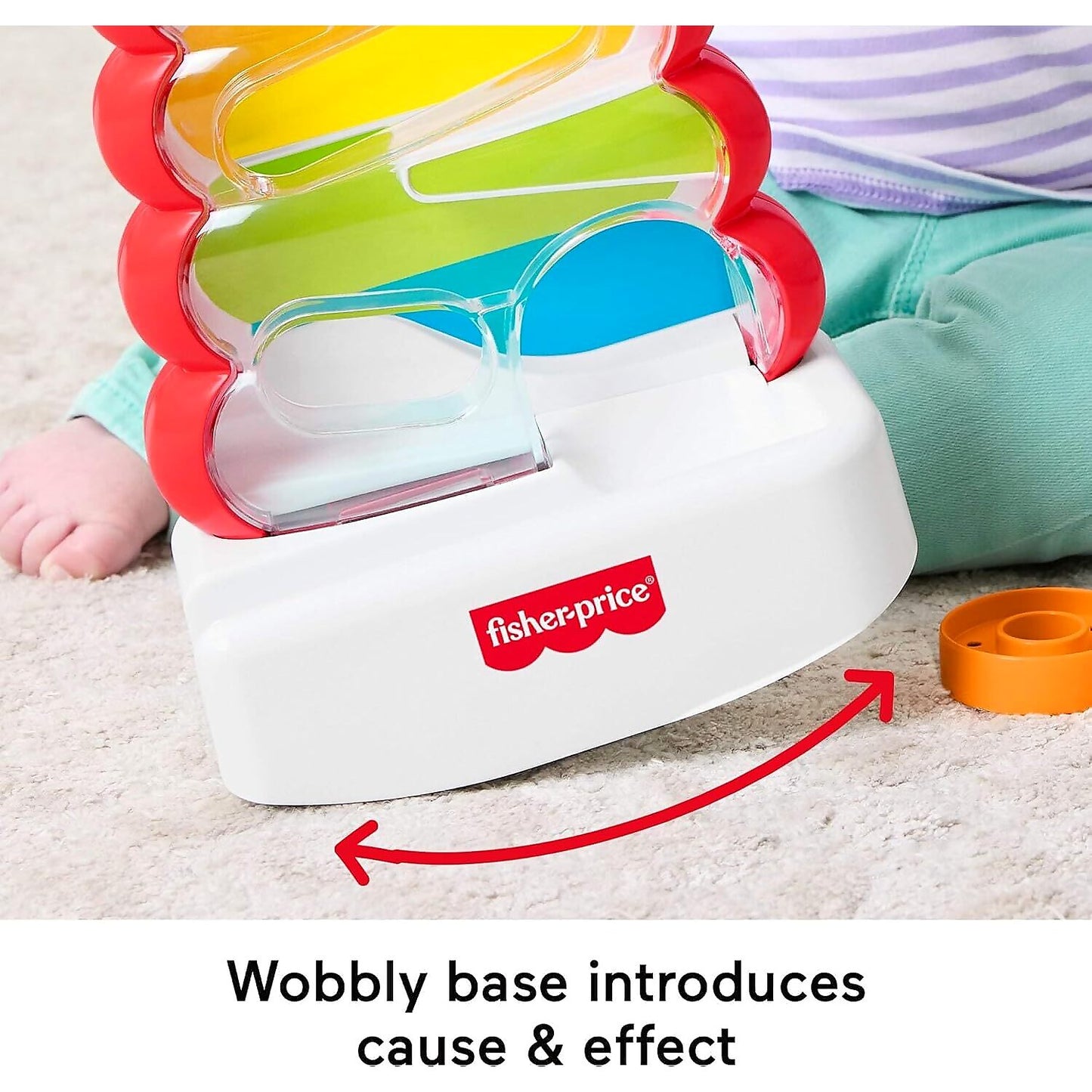 Fisher-Price - Drop Through Rock-A-Stack - Mattel