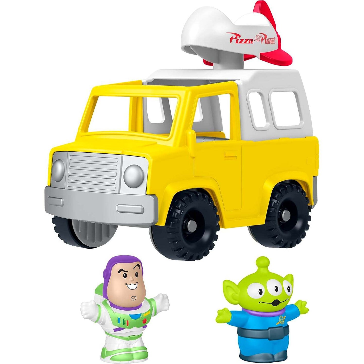 Fisher-Price - Little People Disney & Pixar Toy Story Pizza Planet Truck & Buzz Lightyear Toy - Mattel