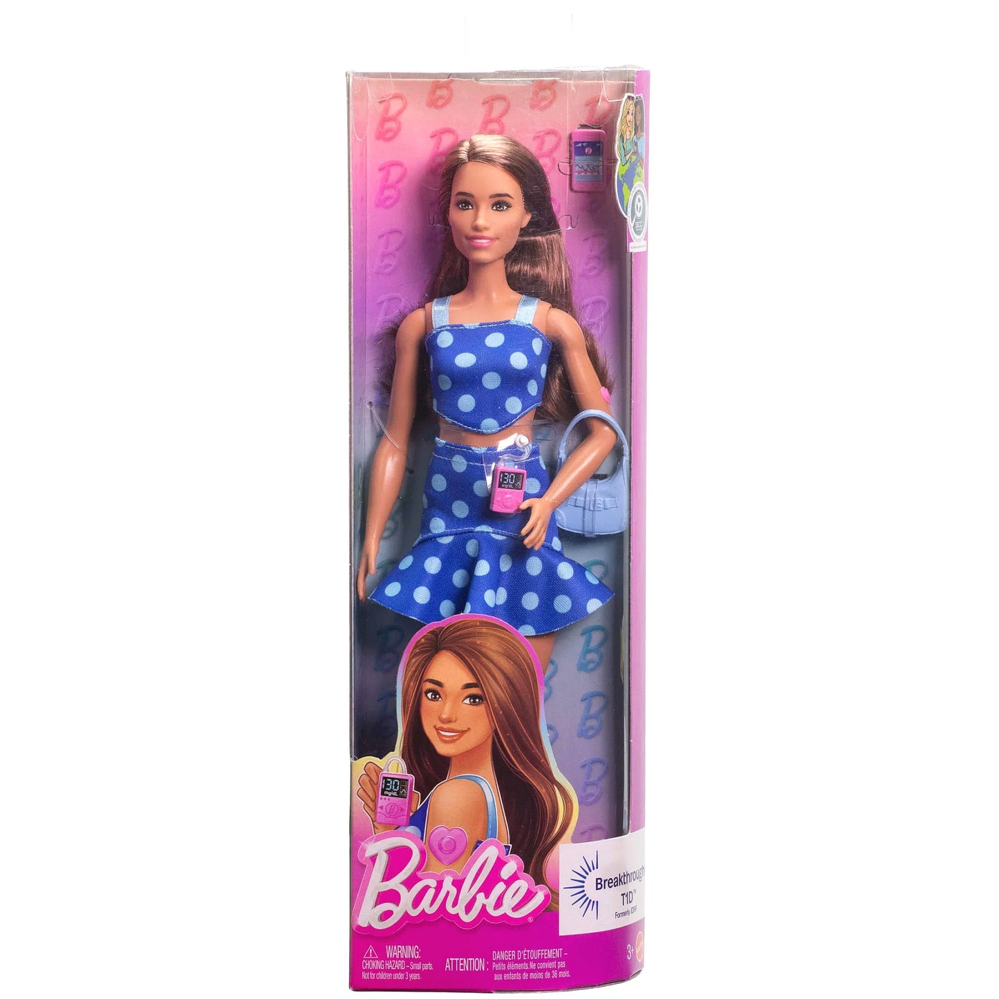 Barbie - Fashionista Fashionista Doll 242 with Type 1 Diabetes - Mattel