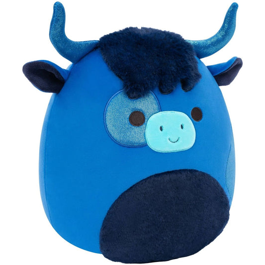 Squishmallows - Osgood Dark Blue Highland Cow 10-Inch Plush