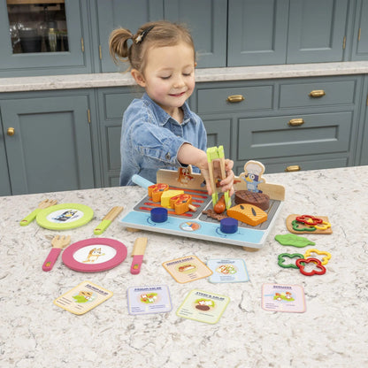 Bluey - Wooden Tabletop BBQ Playset