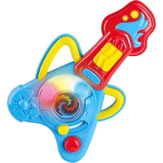 Playgo Toys Ent. Ltd  -  Battery Operated Rock N Glow Guitar Assorted Colors (chosen At Random)